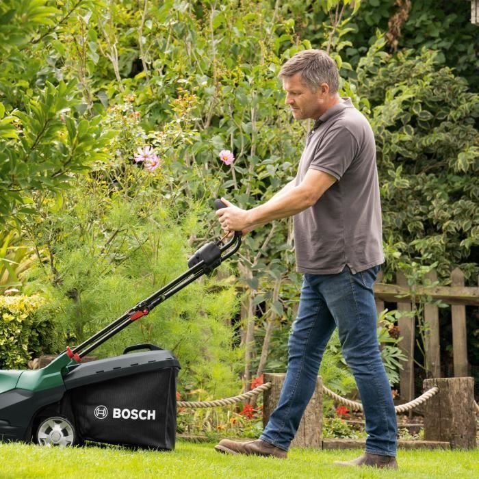 Bosch AdvancedRotak 40-650 36V Sanf Il Lawnmower (1700W; Cutting Width: 40cm) + Battery and Charger
