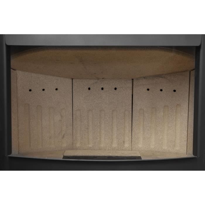 Poêle à bois - ADURO 21 - 50240 - 6,5 KW - Noir