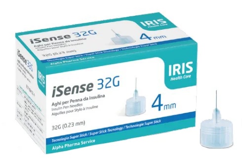 ALPHA PHARMA SERVICE I-Sense Nadeleinsätze G32 4 mm 100 Stück