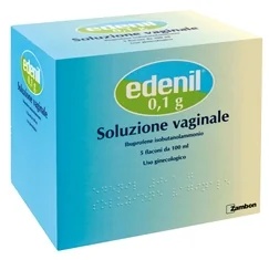 TEOFARMA Edenil vaginale oplossing 0,1 g 5 flessen 100 ml Ibuprofen