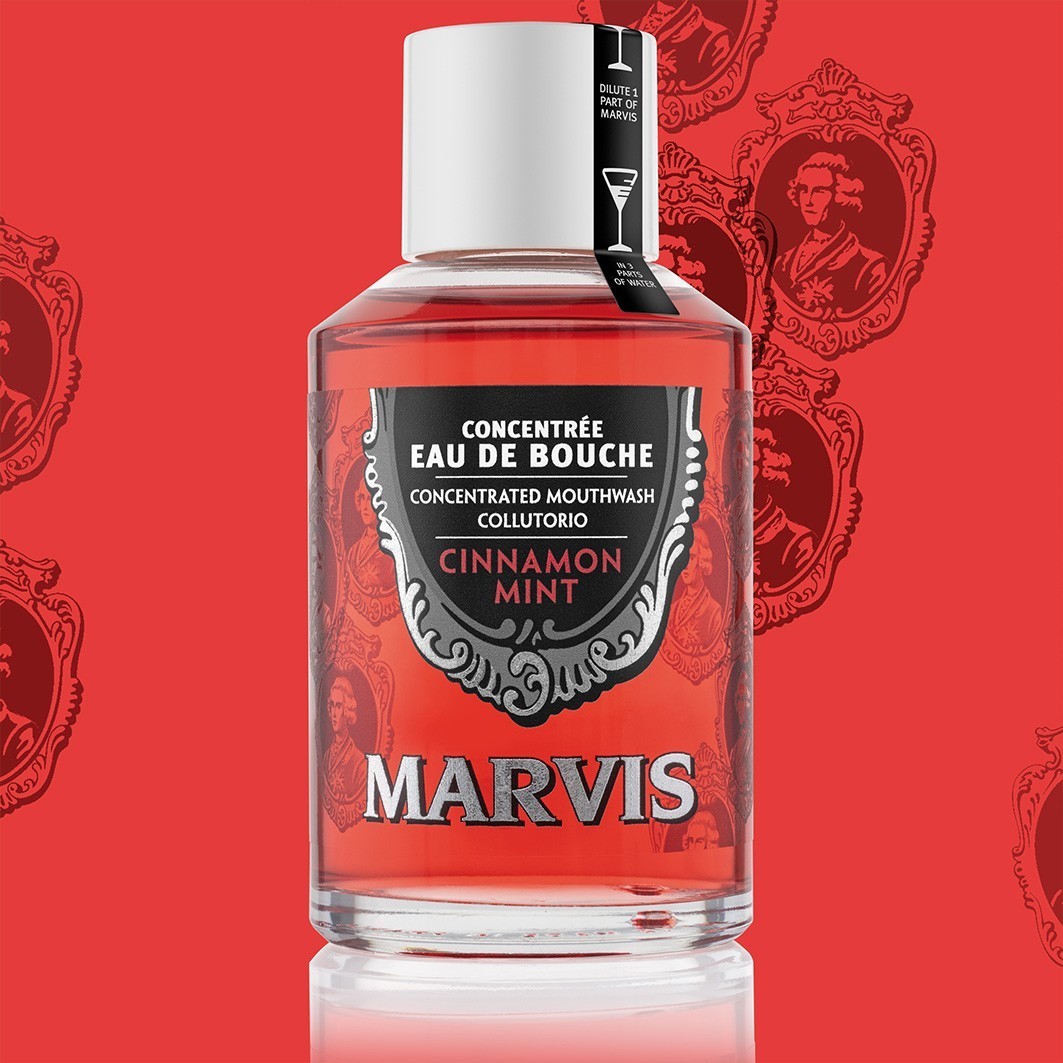 Marvis Cinnamon Mint ústna voda - 120 ml