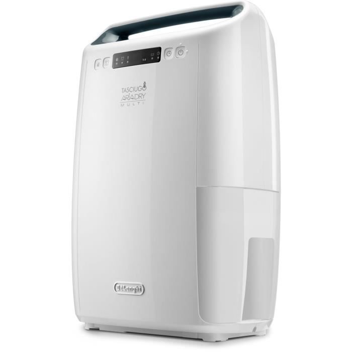 Deshumidificador DELONGHI - DEXD216RF - Función de lavado - Caudal de aire 125 m³/h - Capacidad 2,1 L
