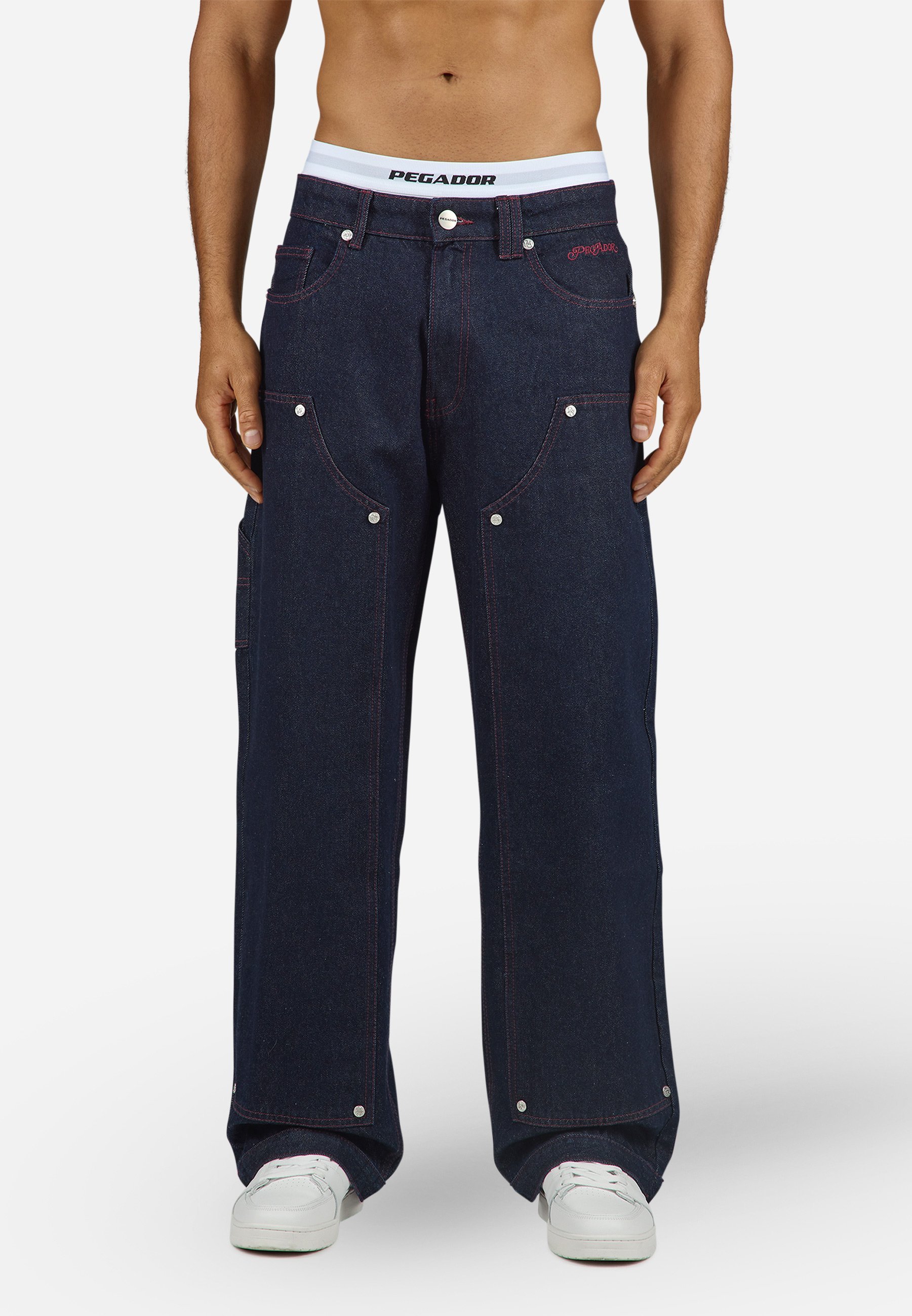 Pegador APEX - Jeans amples - bleu brut foncé