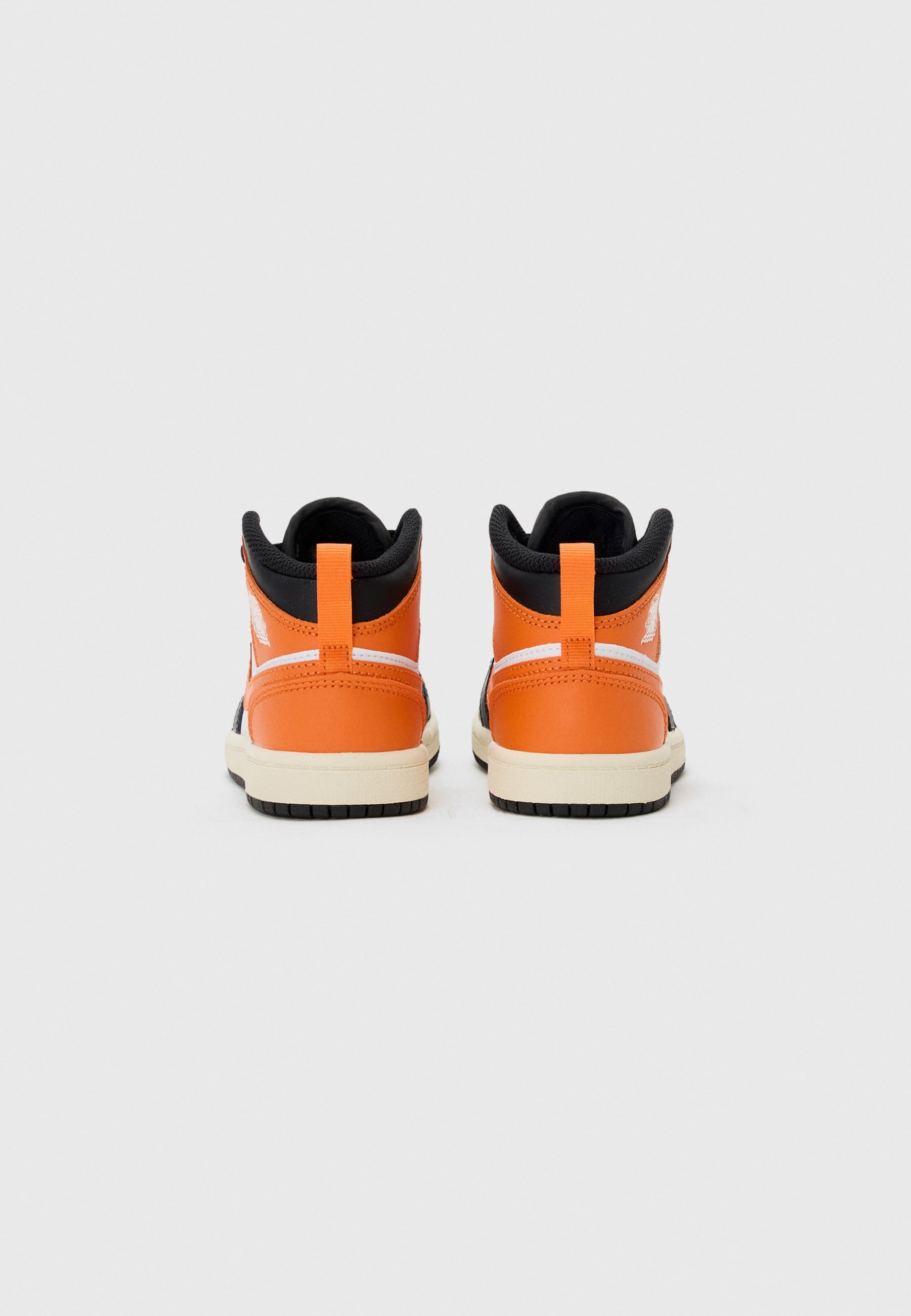 Jordan JORDAN 1 MID UNISSEX - Tênis de cano alto - laranja/branco