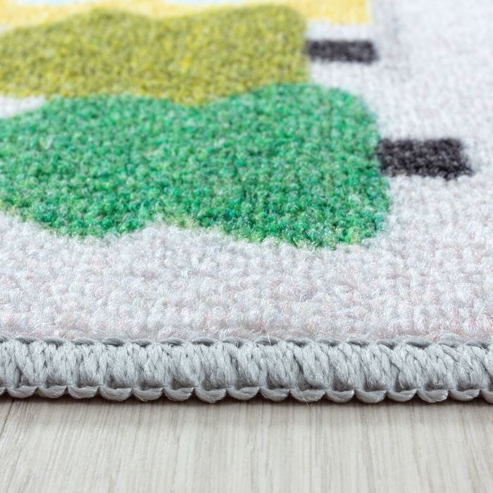 Carpetsale24 Tapis enfant tapis de jeu color gris 140x200 cm tapis chambre enfant tapis chambre bébé
