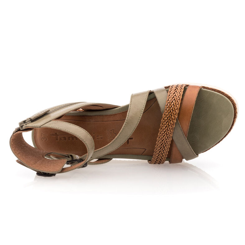 Women's Green Sandals / Open-Toe Shoes