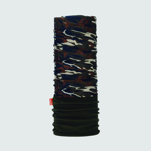  Braga De Cuello Con Polar Polarwind Camouflage Kaki