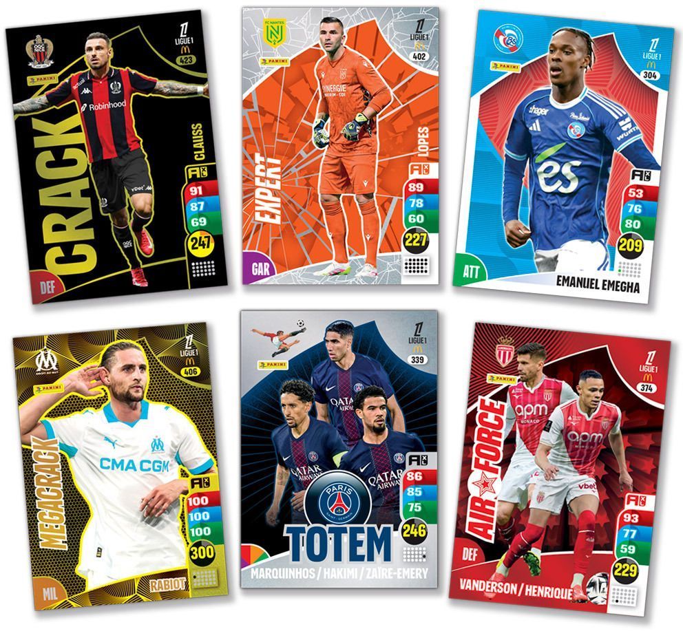 Box of 50 packs - PANINI - TCG ADRENALYN LIGUE 1 McDonald's 2025/26 - 300 cards