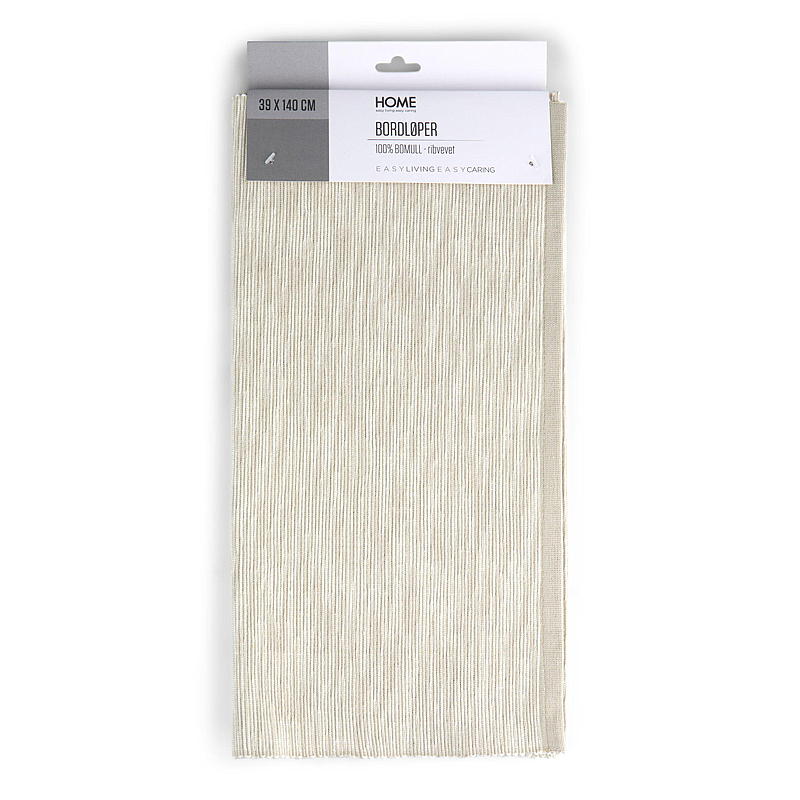 Kotimatto 33x140 cm uurrettu beige