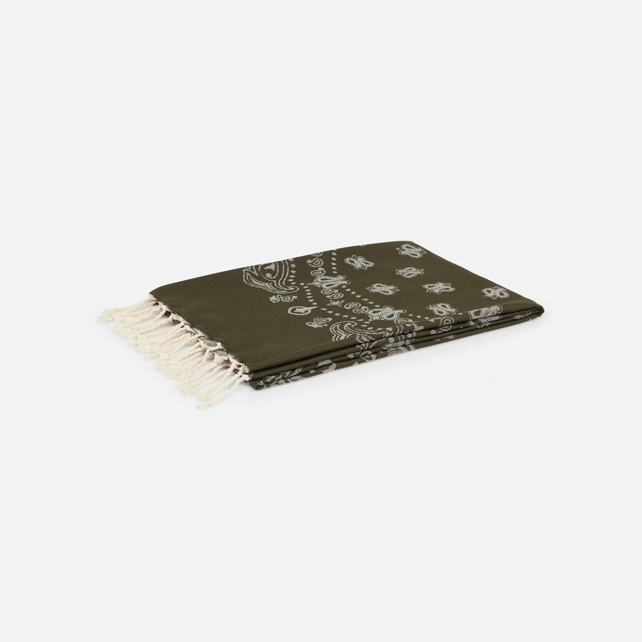 Zachte jacquard fouta met golvende rand