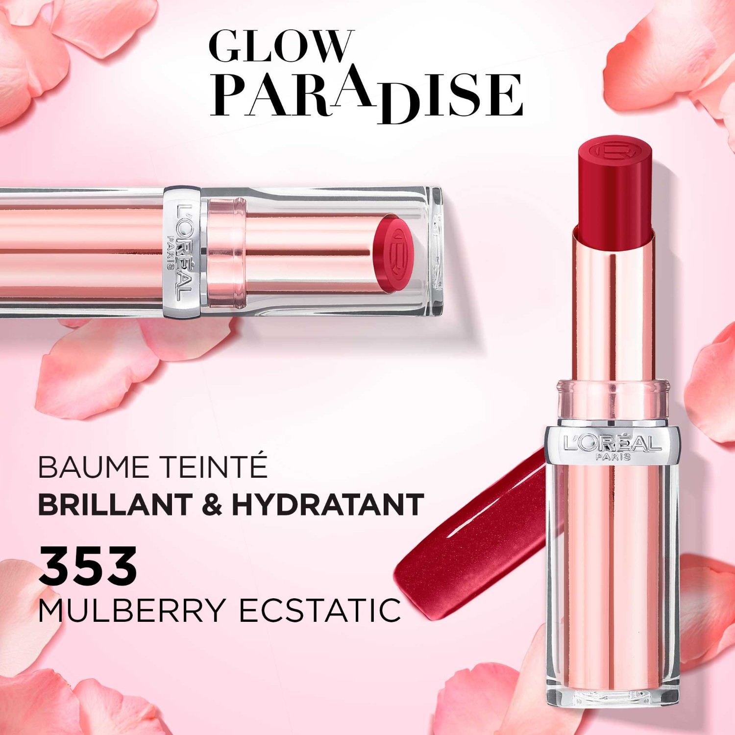 L’Oréal Paris Baume à Lèvres teinté Glow Paradise 191Nude Heaven