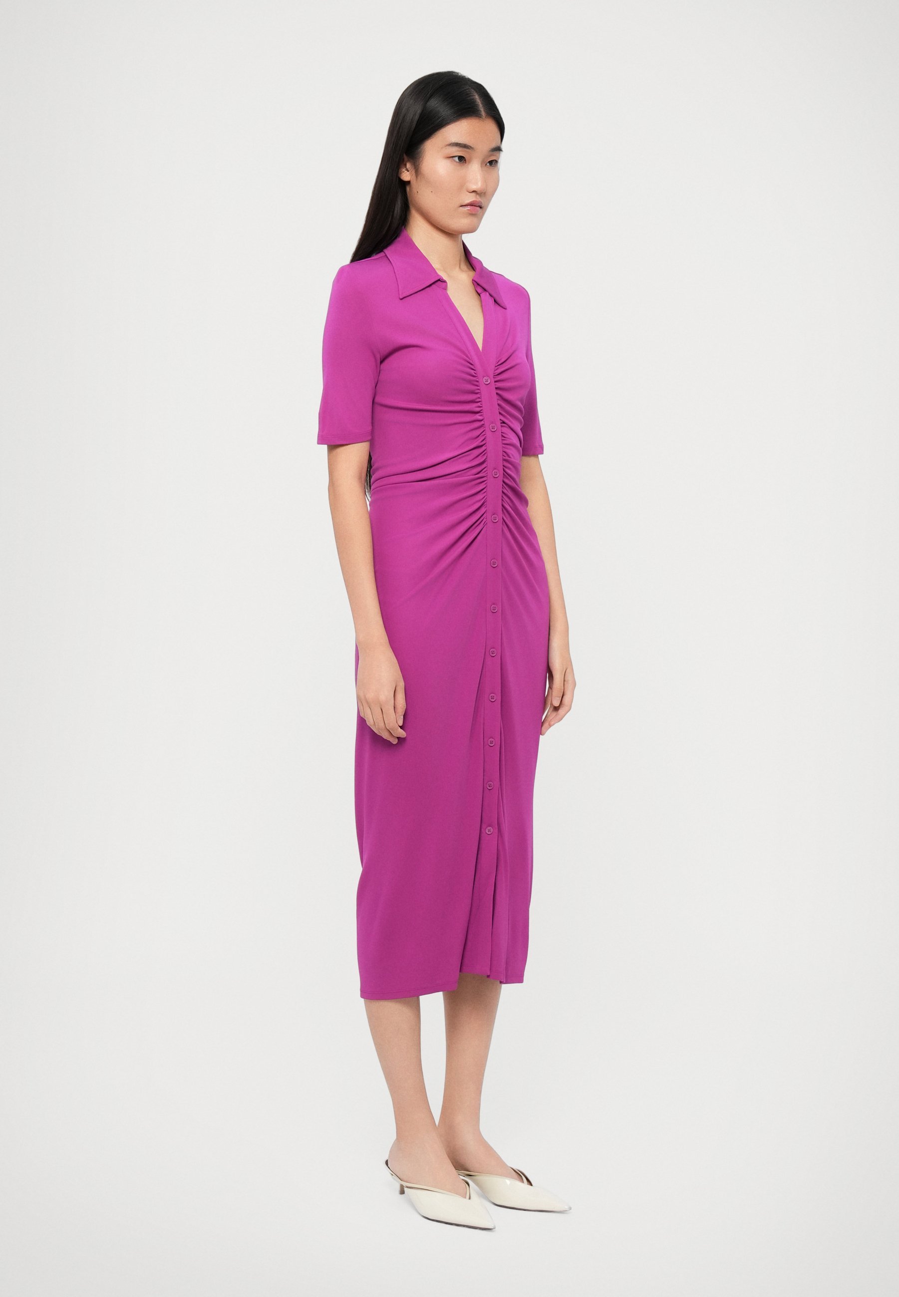 Diane von Furstenberg ZOEY KLEID - Jerseykleid - Lila Weinrot