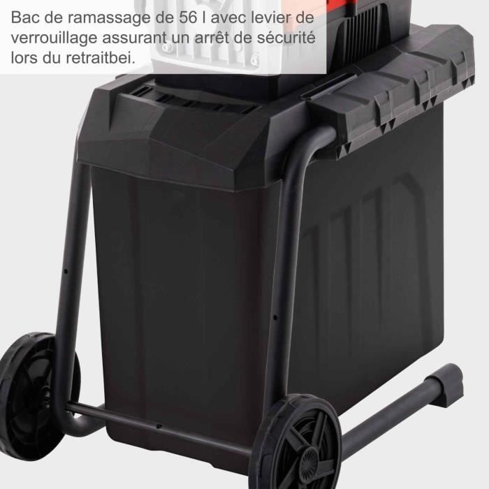 SCHEPPACH 2800W - 56L GS70 Garden Shredder