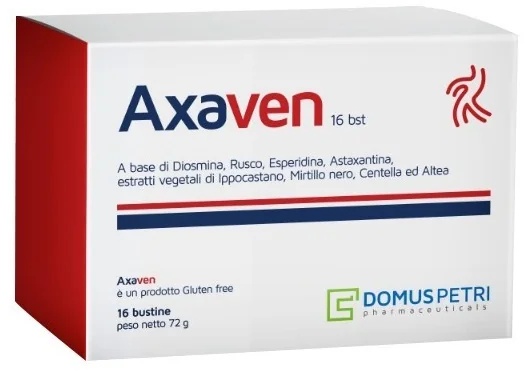DOMUS PETRI PHARMAZEUTISCH. Axaven Nahrungsergänzungsmittel zur Förderung der Mikrozirkulation, 16 Beutel.