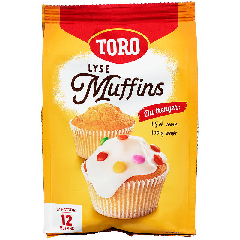 Toro Lätta muffins 331 g Toro