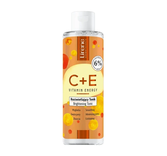 Lirene C E Vitamin Energy rozświetlający tonik do twarzy 200 ml