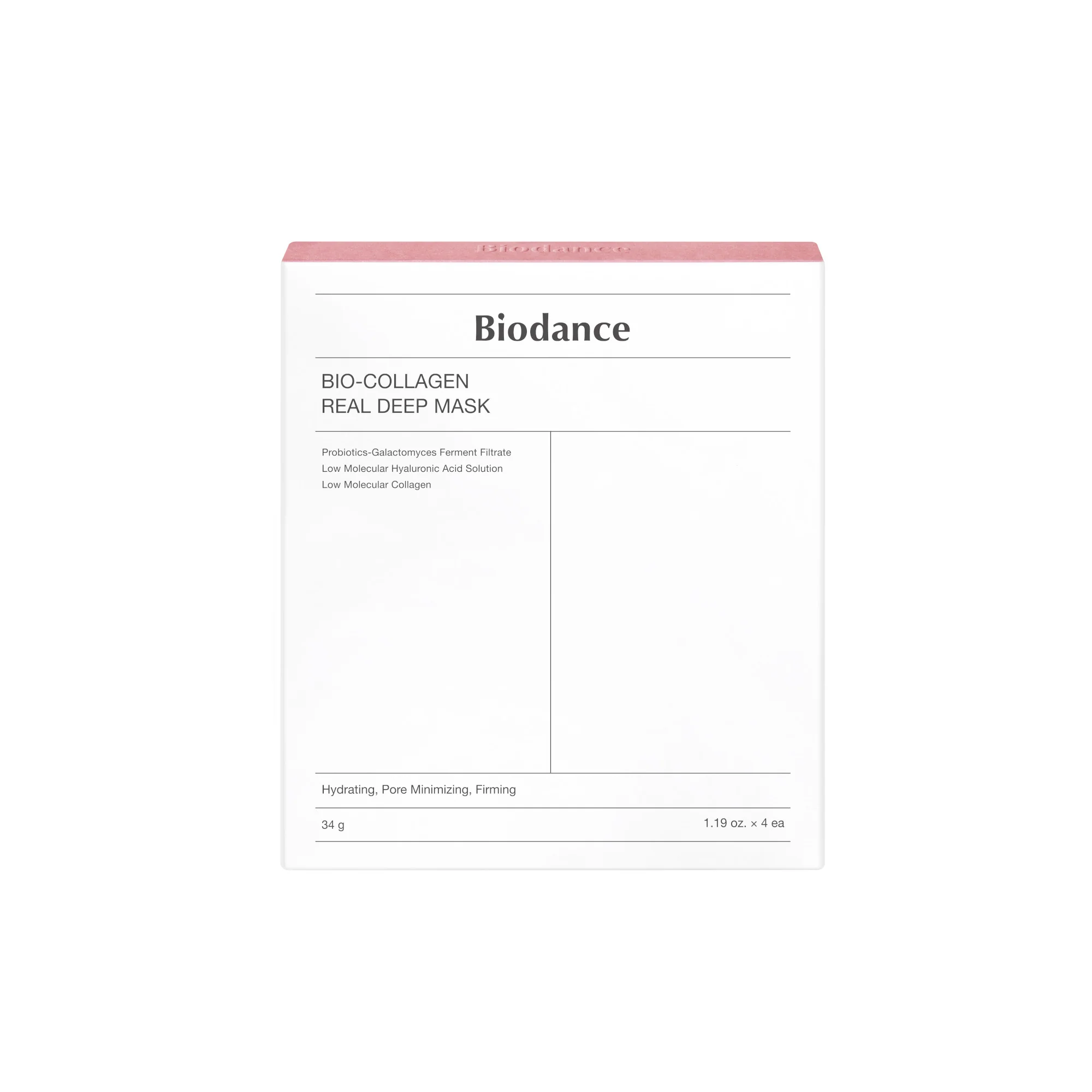 Mask Bio-Collagen Real Deep Mask - Maschera Idratante viso, Maschera Illuminante viso
