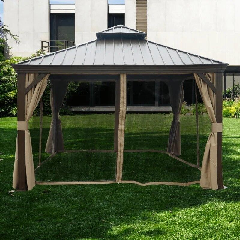 Alexander 12 ft. B x 12 ft. D aluminium tuinpaviljoen