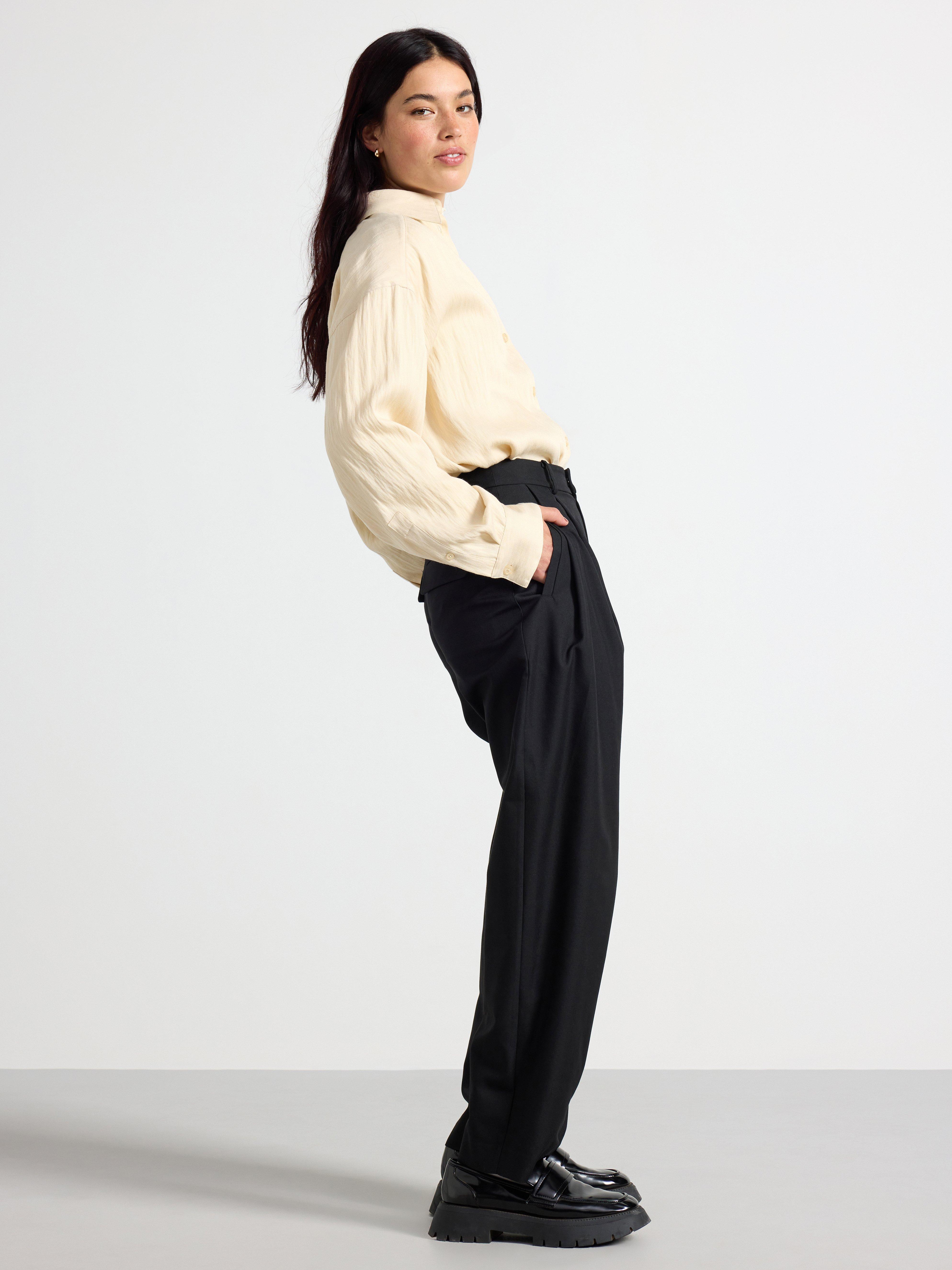 Vida tapered byxor Black
