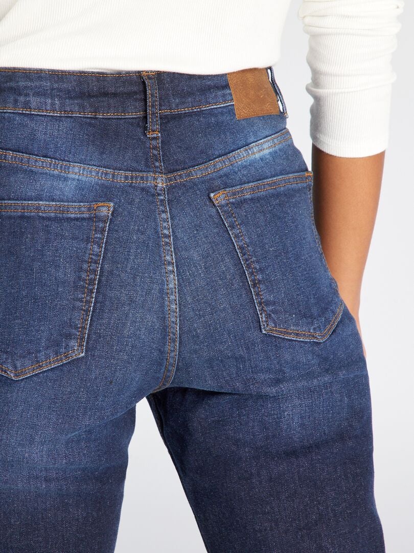 Calça jeans slim fit tamanho 28L - Azul