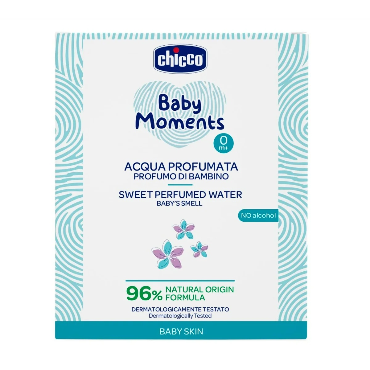CHICCO Chicco Baby Moments agua perfumada 100 ml Delicada