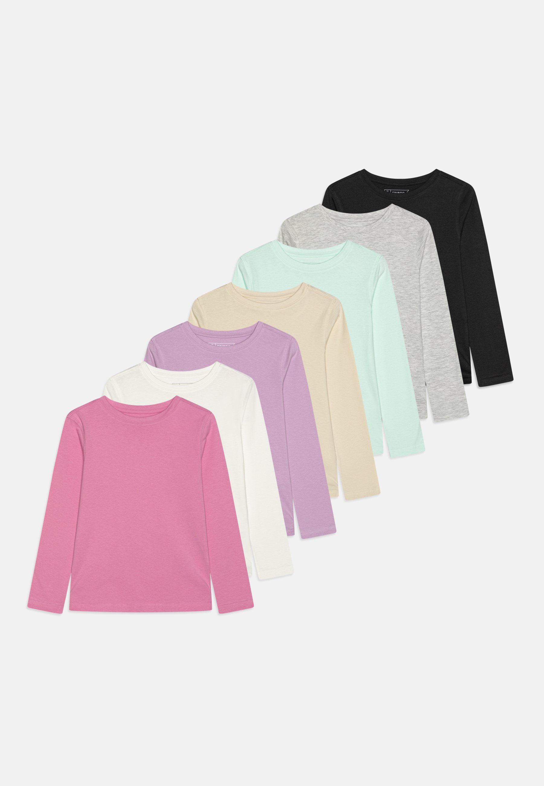 Friboo UNISEX CONFEZIONE DA 7 - Maglia a maniche lunghe - bianco/lilla/menta