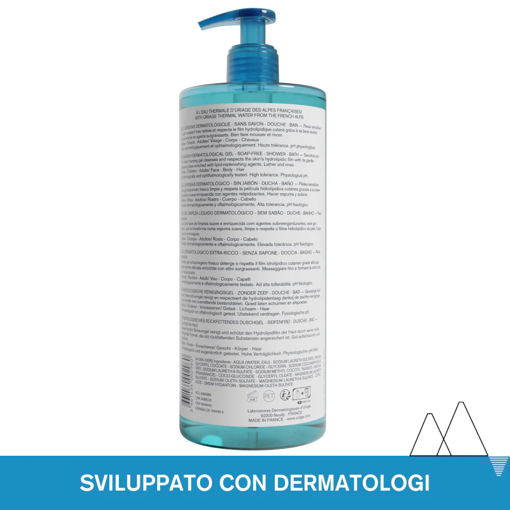 IGIENE CORPO Gel detergente dermatologico extra-ricco - Bagno e Doccia, Gel detergente viso
