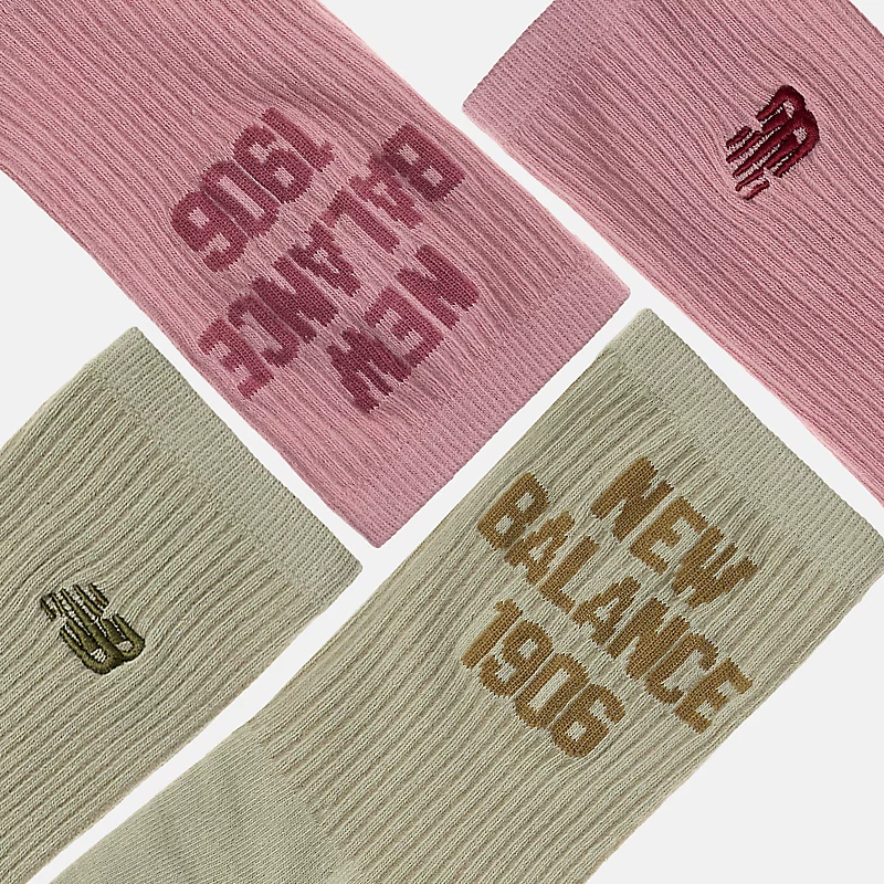 Chaussettes mi-mollet unisexes 1906, lot de 2 – Couleurs variées
