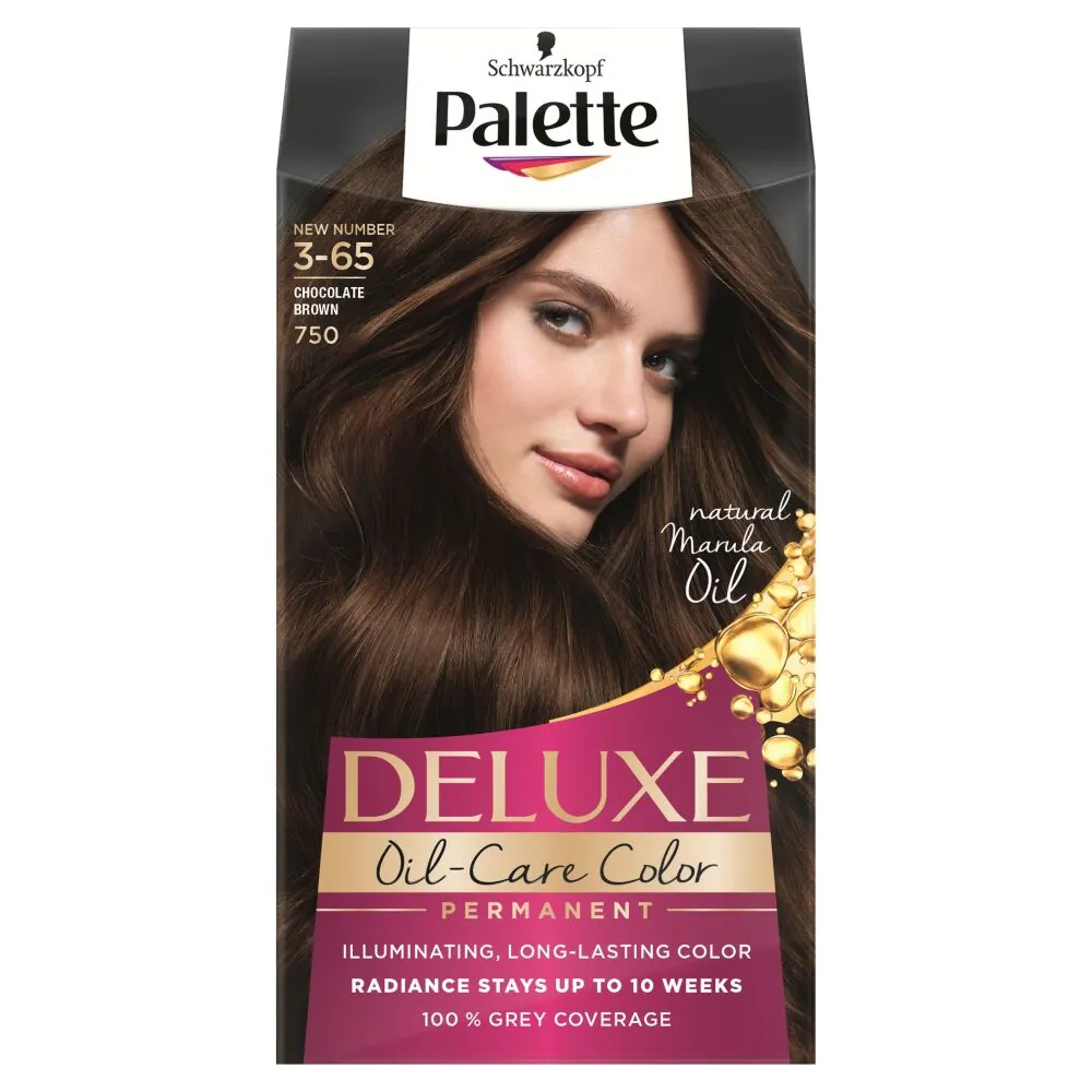 Palette Deluxe Farba do włosów 750 Czekoladowy Brąz