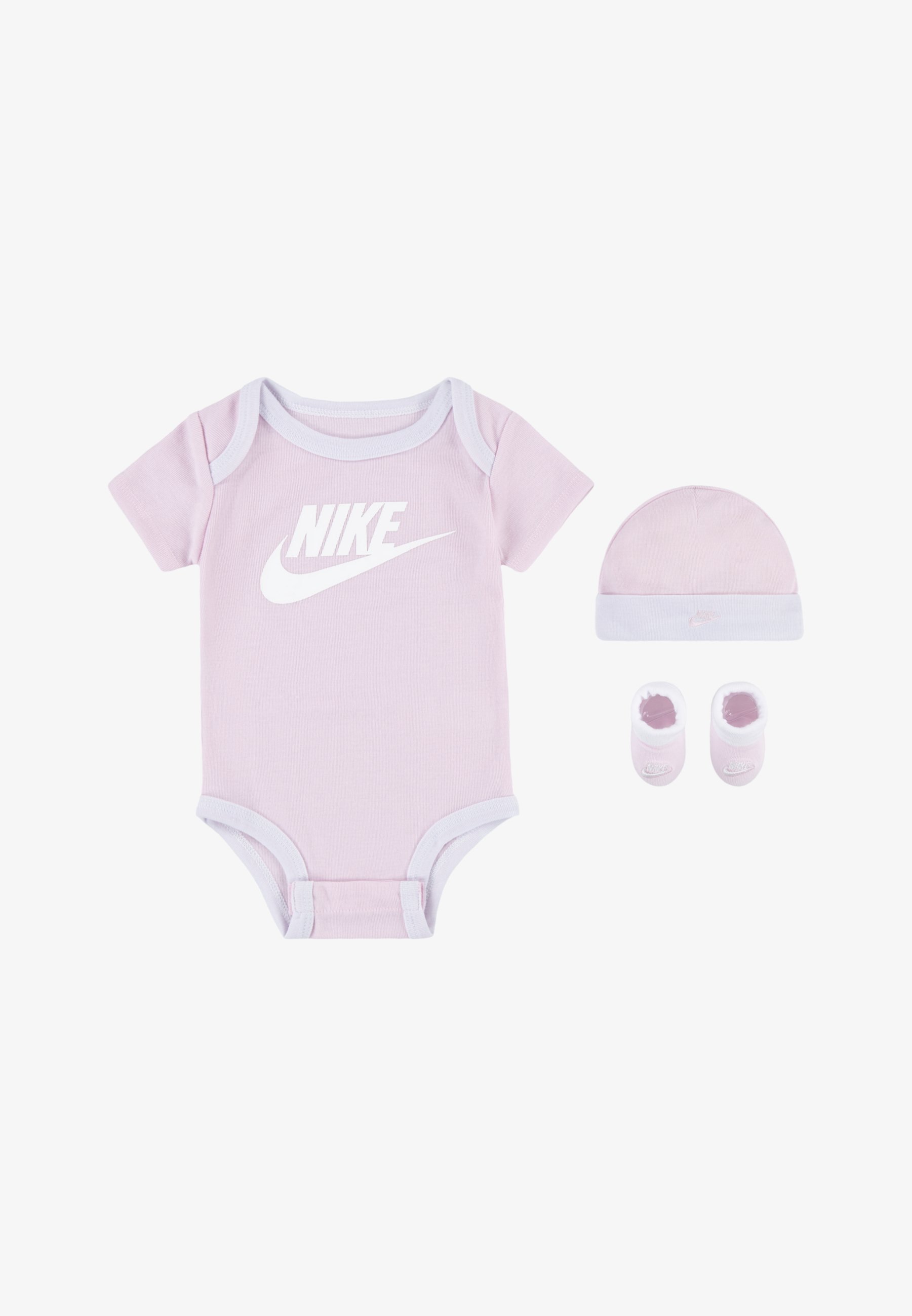Nike Sportswear BABY 3-DELIGE SET MET BABYBOOTJES EN MUTSJES - Babycadeaus - roze schuim