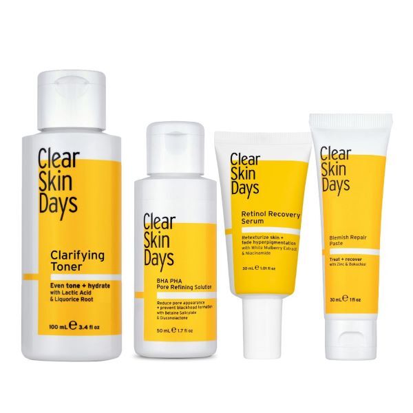Paquete de cuidado facial para piel seca y con imperfecciones Clear Skin Days