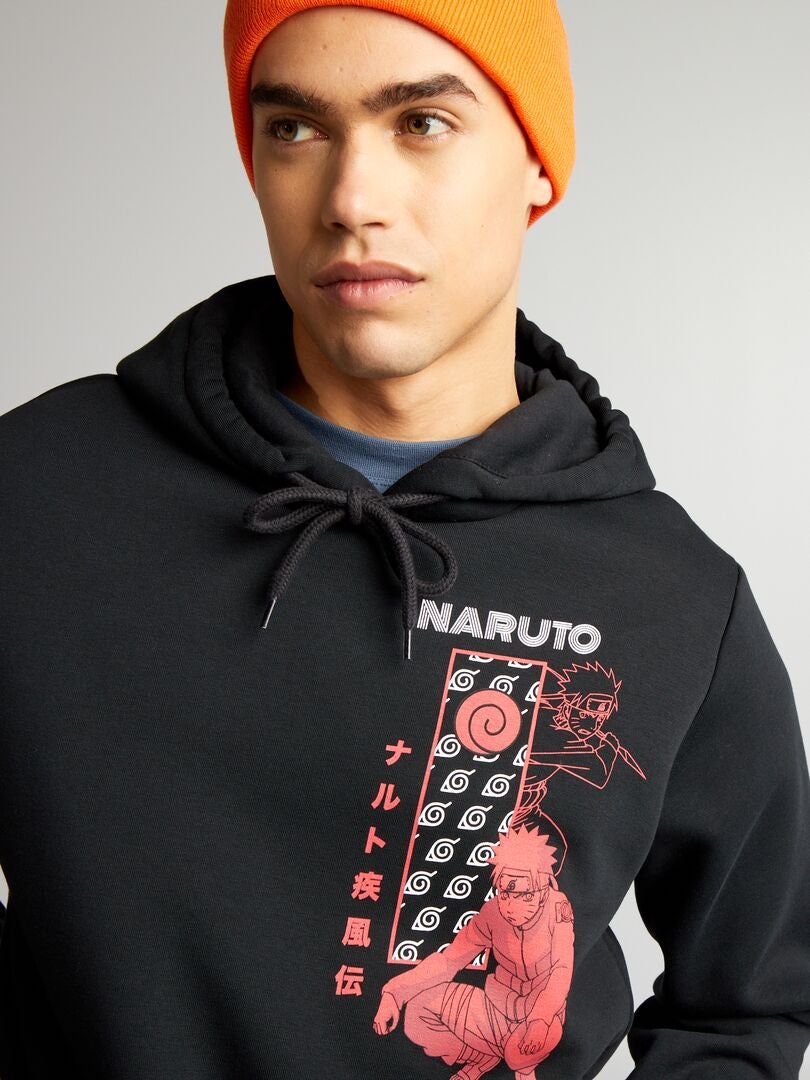 Naruto fleece sweatshirt - zwart