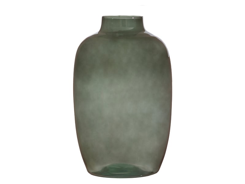 Wazon szklany 30 cm zielony