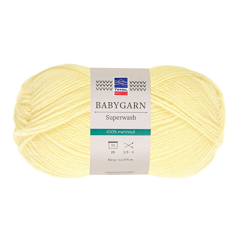 Hilo de bebé amarillo claro