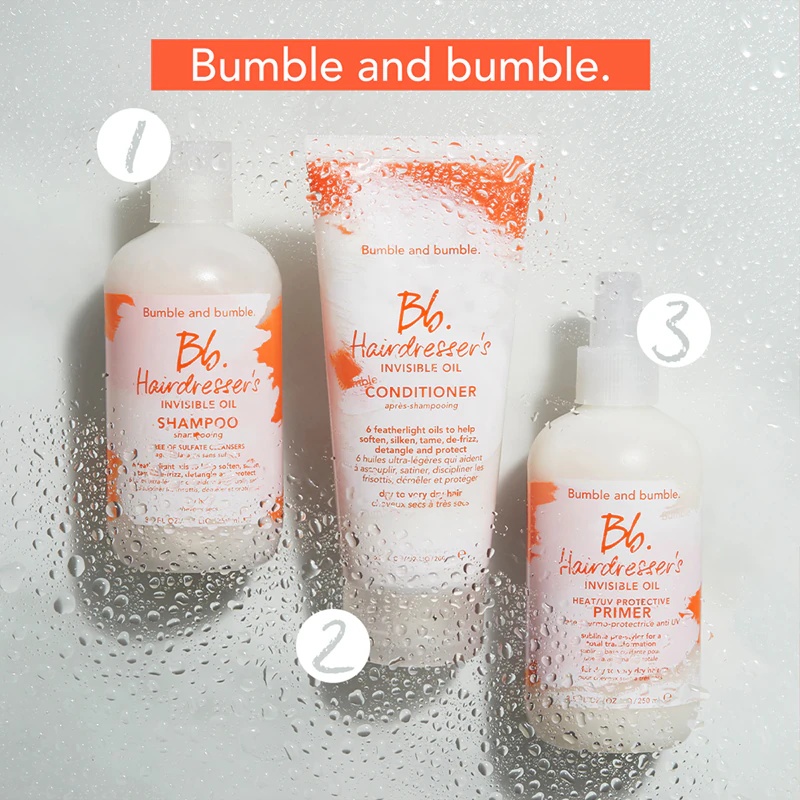 Bumble and bumble Hairdresser's Invisible Oil Heat/UV Protective Primer sprej pred oblikovanjem za brezhibno videti lase