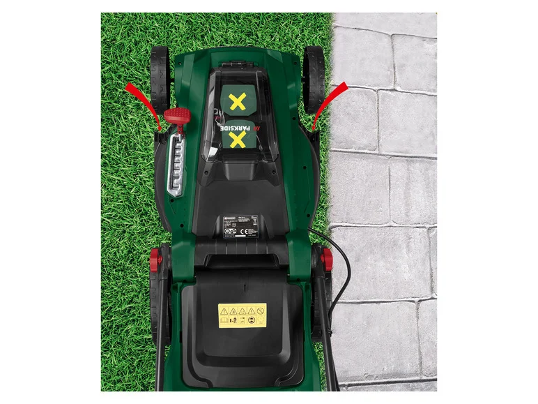 Cortador de grama sem fio PARKSIDE® PRMA 40-Li C1, 40 V