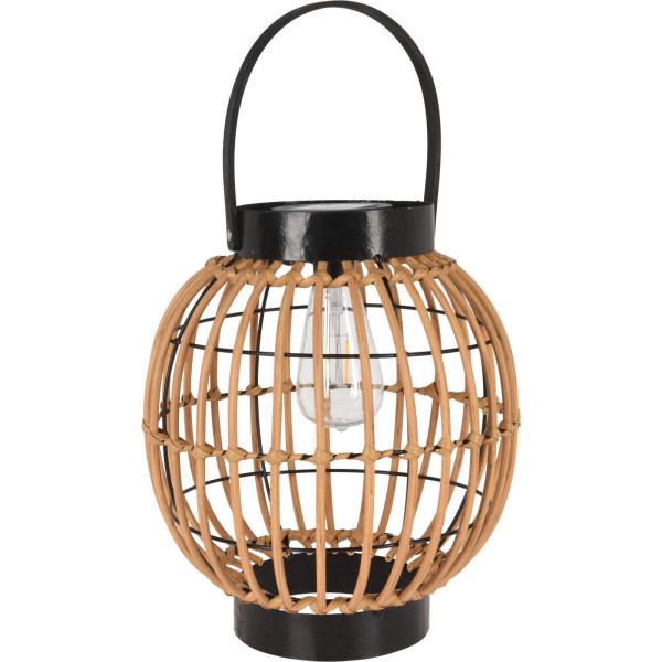 Lampka solarna z uchwytem, pleciona