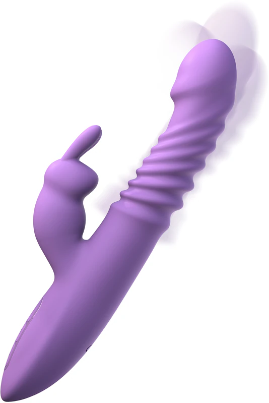 Vibrador de silicone em formato de coelho com estimulação clitoriana Pipedream Fantasy For Her