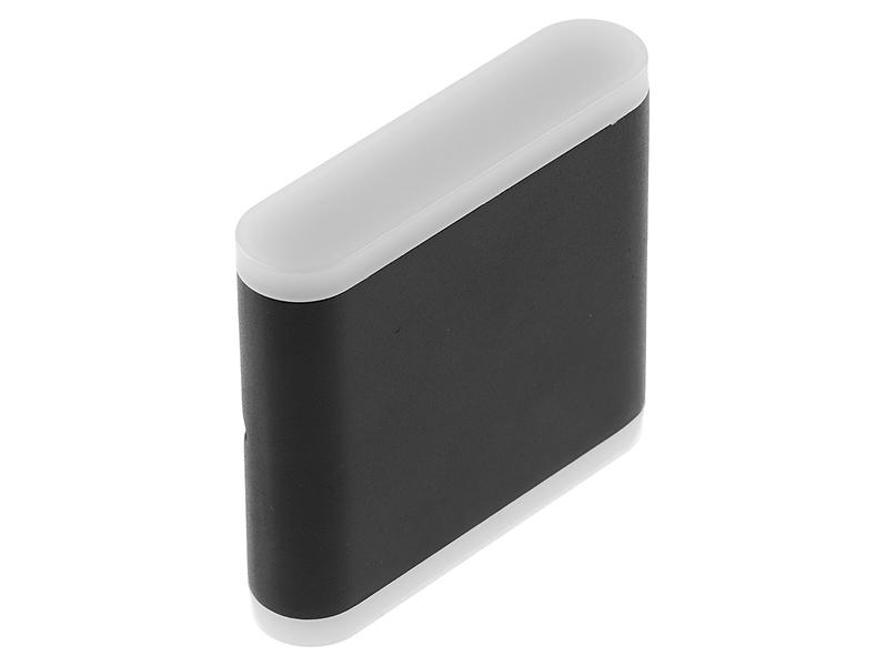Kinkiet zewnętrzny Valla 11 cm aluminiowy czarny