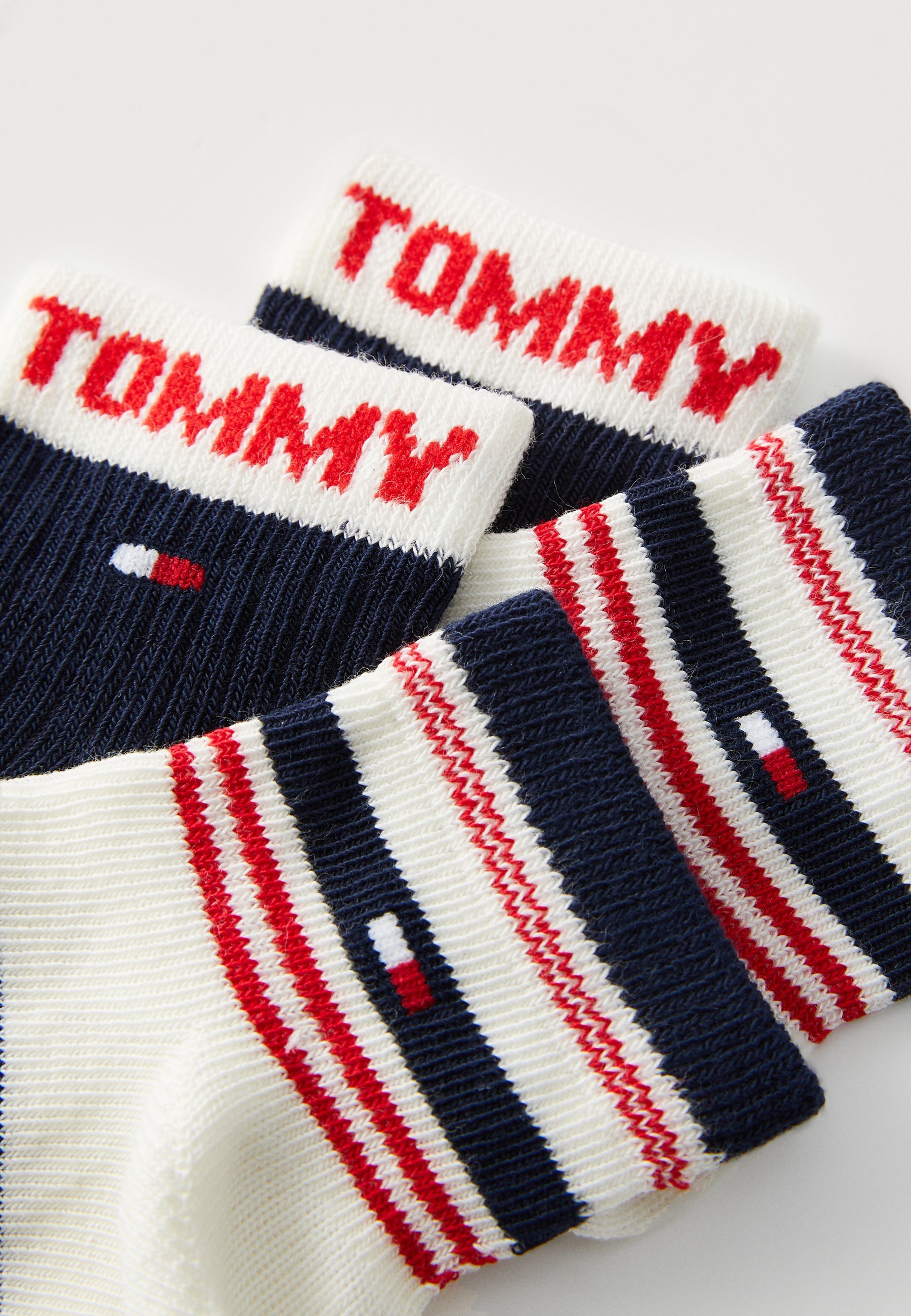 Tommy Hilfiger BABY STRIPE UNISEX 4-PACK - Sokken - wit