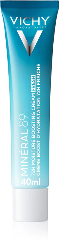 Vichy Minéral 89 72H Moisture Booster Cream Svieži hydratačný krém na tvár s kyselinou hyalurónovou