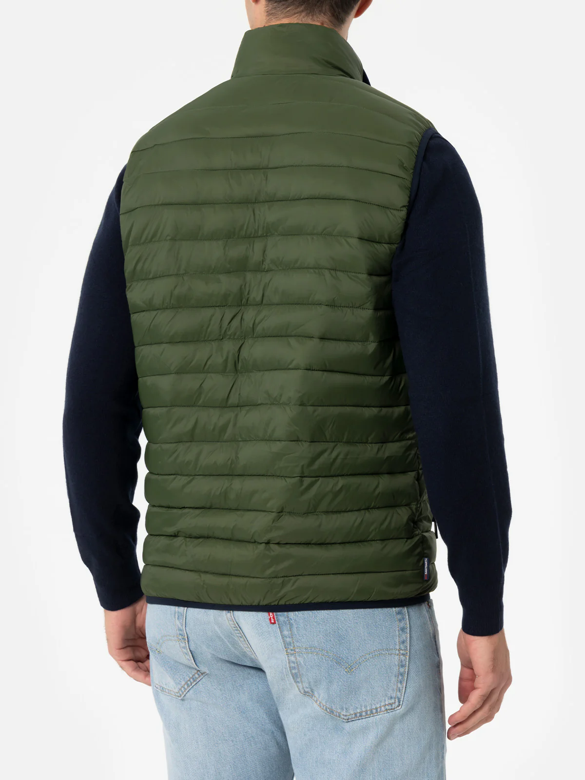 Chaleco acolchado verde militar para hombre de Aspen