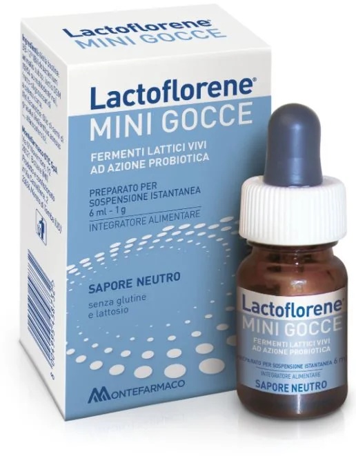 LACTOFLORENO Lactofloreno Mini Gotas Fermentos lácticos Suplemento alimentar para crianças Gotas 6 ml