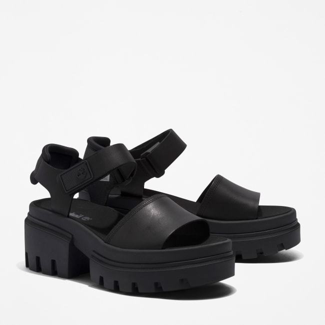 Sandalo a Doppia Fascia Everleigh da Donna in                colore nero