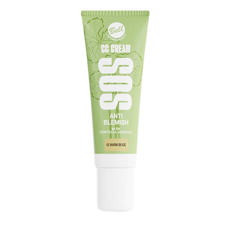 Bell SOS CC Cream Krem rozjaśniający, 02 Warm Beige