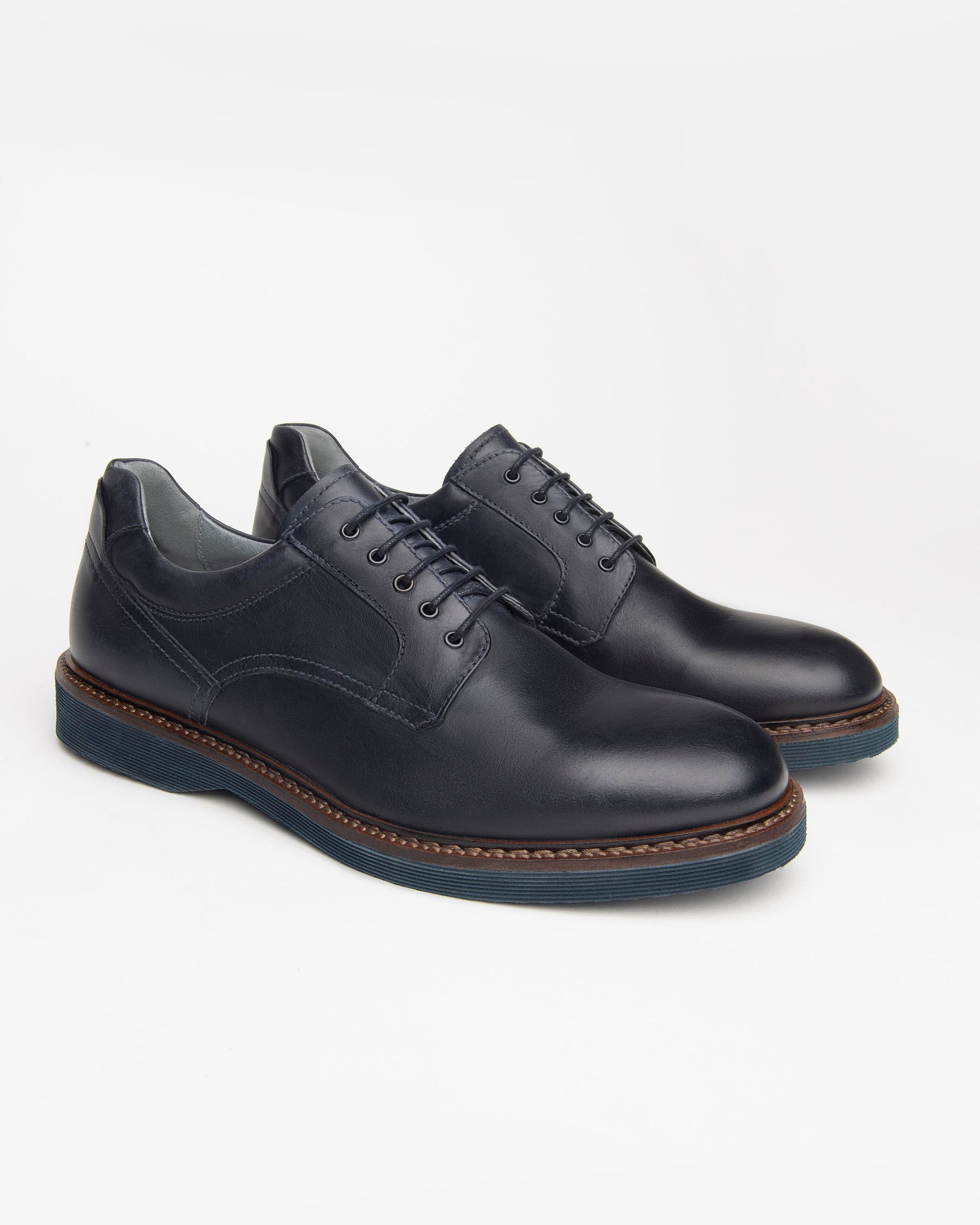 Chaussures à lacets en cuir pour hommes