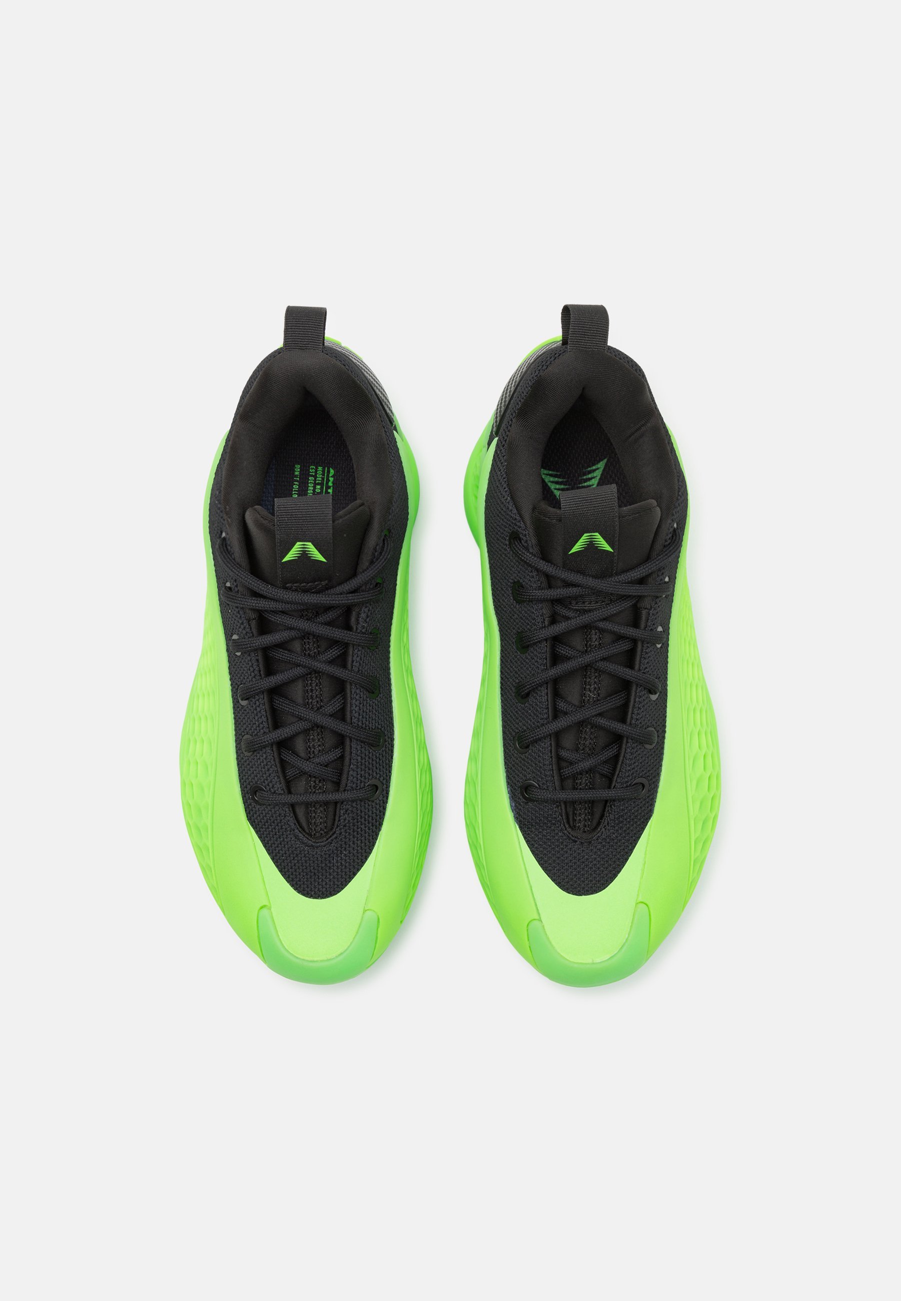 adidas Performance ANTHONY EDWARDS 1 UNISEXE - Chaussures de basketball - vert citron/encre aurore/noir