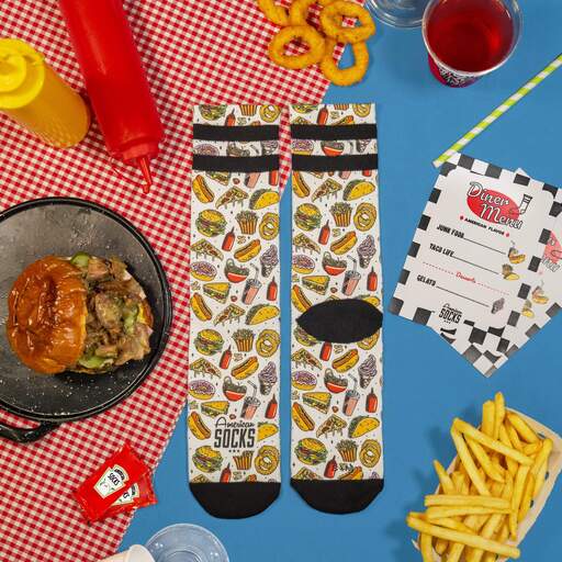 Calcetines American Socks Junk Food Mid High