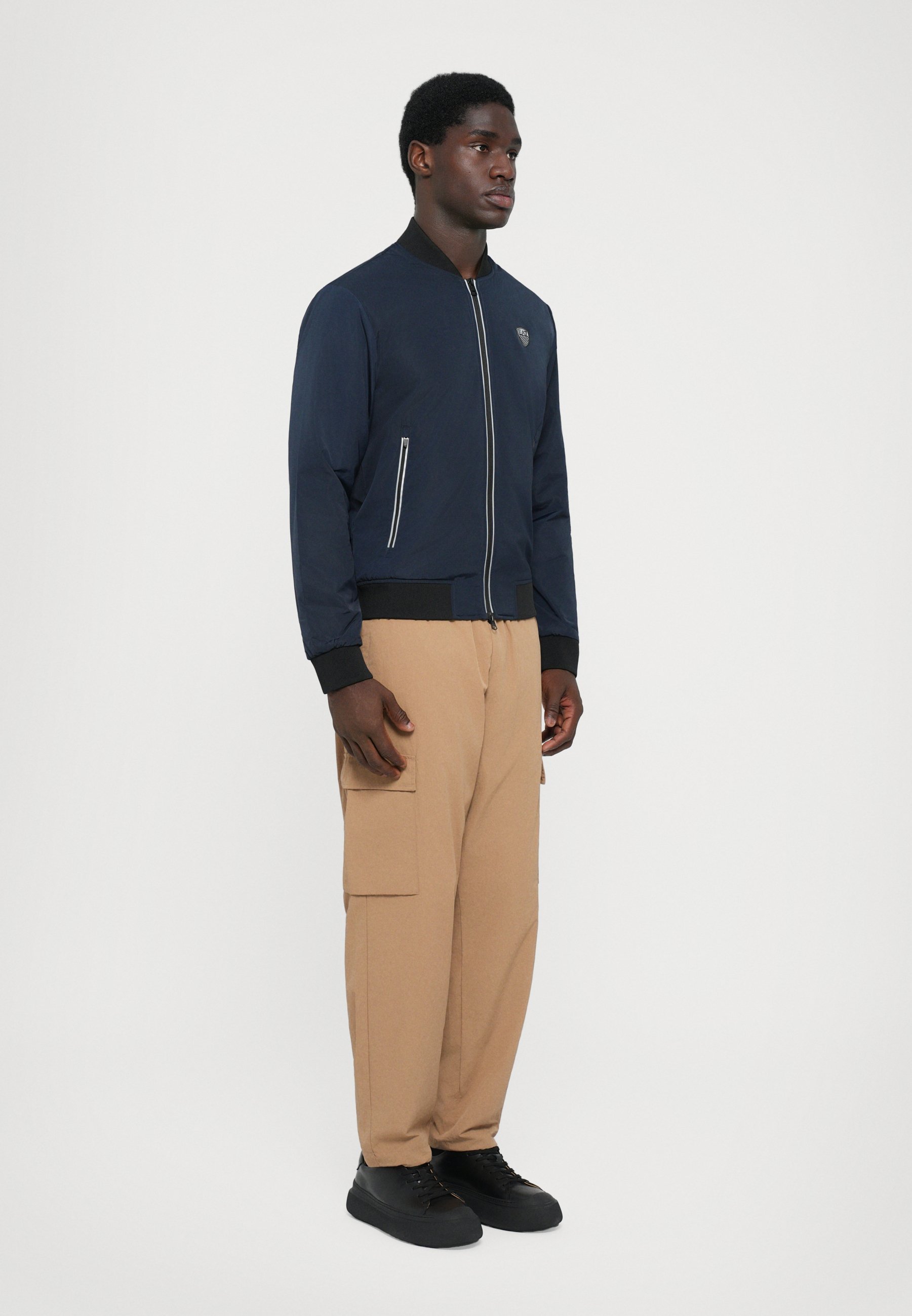 EA7 Emporio Armani TRAIN PREMIUM JACKET - Lichte jas - blauw