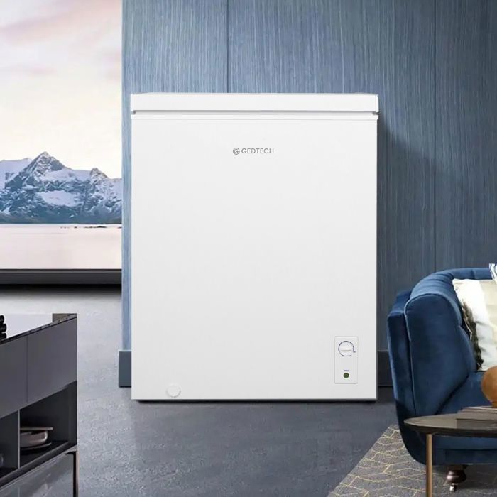 Congelador horizontal GEDTECH 150L GCO150L - Independiente - Gran capacidad de almacenamiento - Silencioso - Blanco